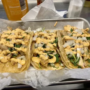 Tacos del dia - barbacoa beef