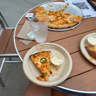 Buffalo Chicken Pizza! Delicious!