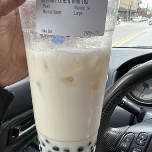 Jasmine Green milk tea