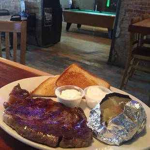 Hand cut Ribeyes...yummy!