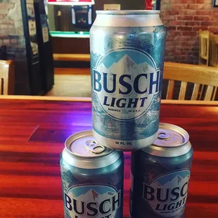 $2 Busch Lights Cans...ALL DAY, EVERY DAY!!