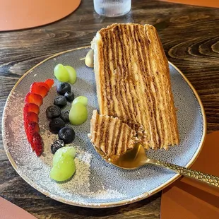Homemade honey cake is out of this world