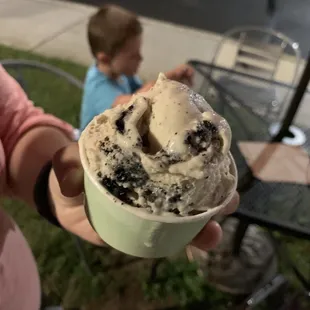 Fried Oreo ice cream!