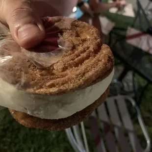 Churro ice cream sandwich. Oh man.