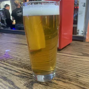 a pint of beer