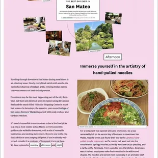 Features on San Francisco Chronicles in 2022- Best Day Ever in San Mateo