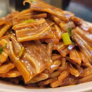 a closeup of the dish