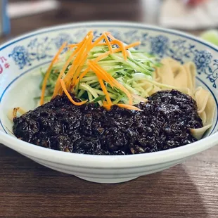 Spicy Ground Pork Dry Noodles