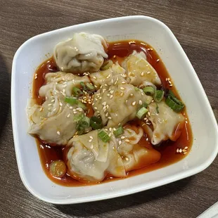 Spicy Wontons