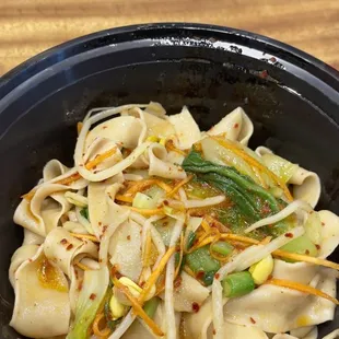 #5: Chili Oil Dry Noodles (Wide Noodles)