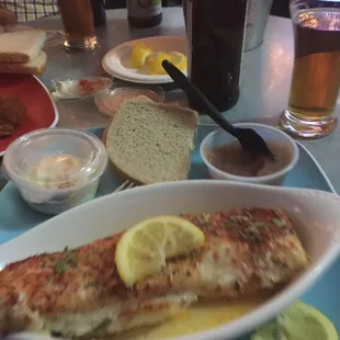 Baked fish from Ox and Cat