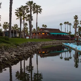 View of the marina office from the guest dock.  Photo taken by Skyler Stanley http://www.skylerstanley.com/
