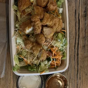 Fried Chicken House Salad
