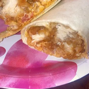 Buffalo chicken ranch wrap