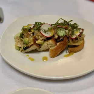Dungeness Crab Bruschetta