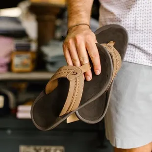 We provide comfort clothing and shoes from head to toes!