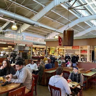 A good amount of seating inside