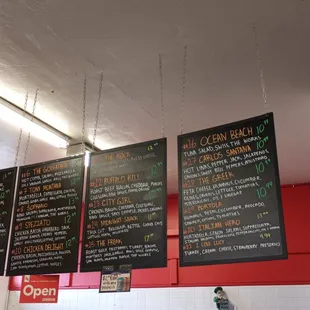 Sandwiches as big as my forearms!