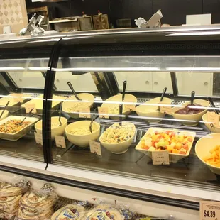 Fresh fruit and fresh made sides-o-plenty.