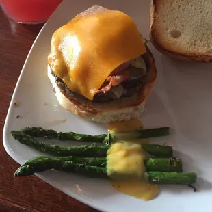 Four pieces of asparagus for $4. Hmm.