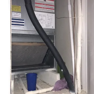 One of many leaks in our apartment