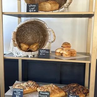 bread and pastries