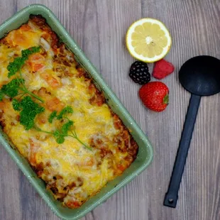 Baked Bolognese Rice Bowl
