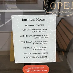 Business Hours