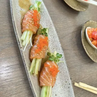 sushi and sashimi, food, sashimi, sushi