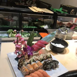 sashimi, sushi and sashimi, sushi, food