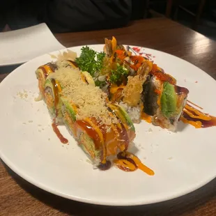 sushi and sashimi, food