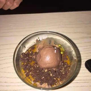 Jericalla de Chocolate con Maracuya
