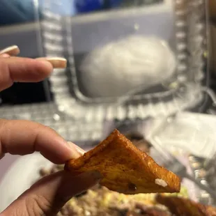 The most thinnest queso frito in the entire world. Not even in Nicaragua people sell their food like this.