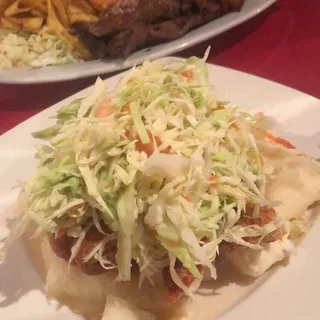 Vigoron Pork Rinds and Yuca with Cabbage Salad