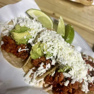 6 Piece Street Mini Tacos Al pastor (3)
