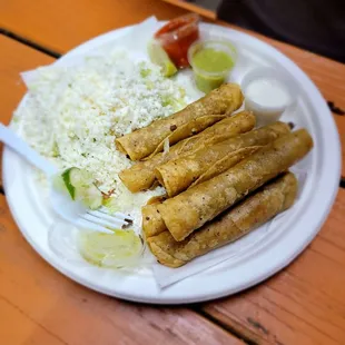 Beef Flautas