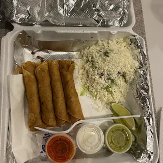 Beef Flautas