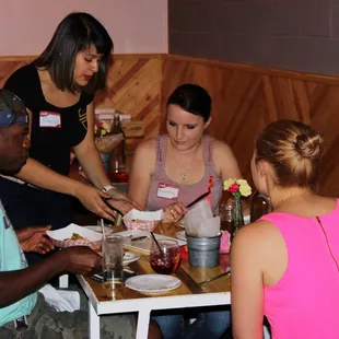 Birthday girl Esra, her hubby and friends.