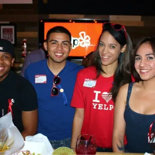 Snagged a pic with Chris, Adrian and Ariel