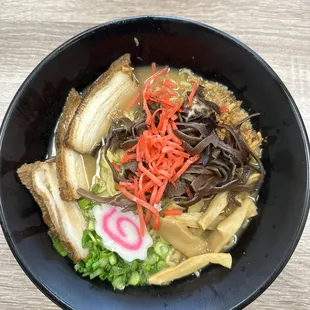 a bowl of ramen