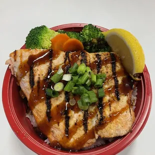 a plate of food