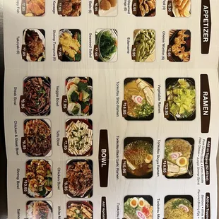 oyishi menu
