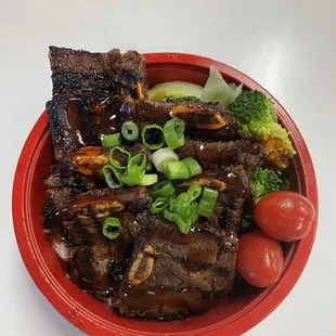 ribs, food, bbq ribs