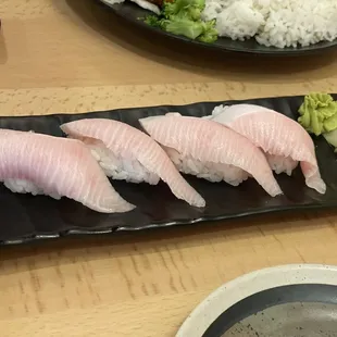 Yellowtail nigiri