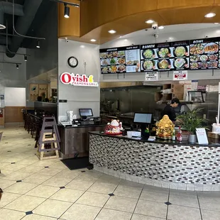 interior, sushi and sashimi