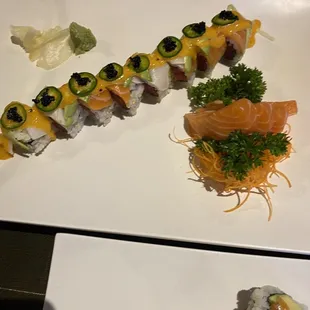 Butterfly maki roll