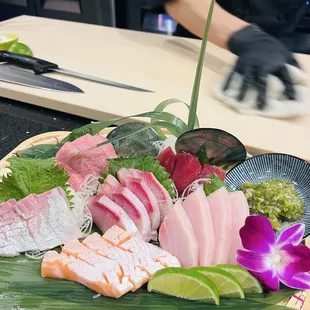 Chef specials Sashimi!