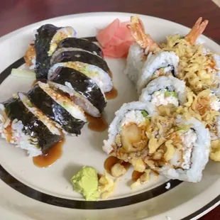 Crunch Roll &amp; Spider Roll