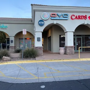 the front of the store