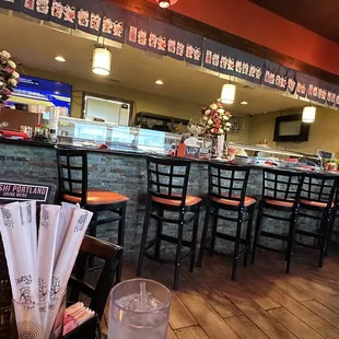 Nice Sushi bar.